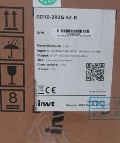 نمای رو به رو اینورتر اینوت 2.2 کیلووات GD10 مدل تکفاز