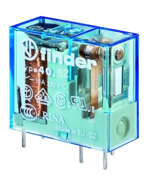 رله فیندر FINDER) 4052) هشت پایه 220 ولت 8 آمپر با سوکت